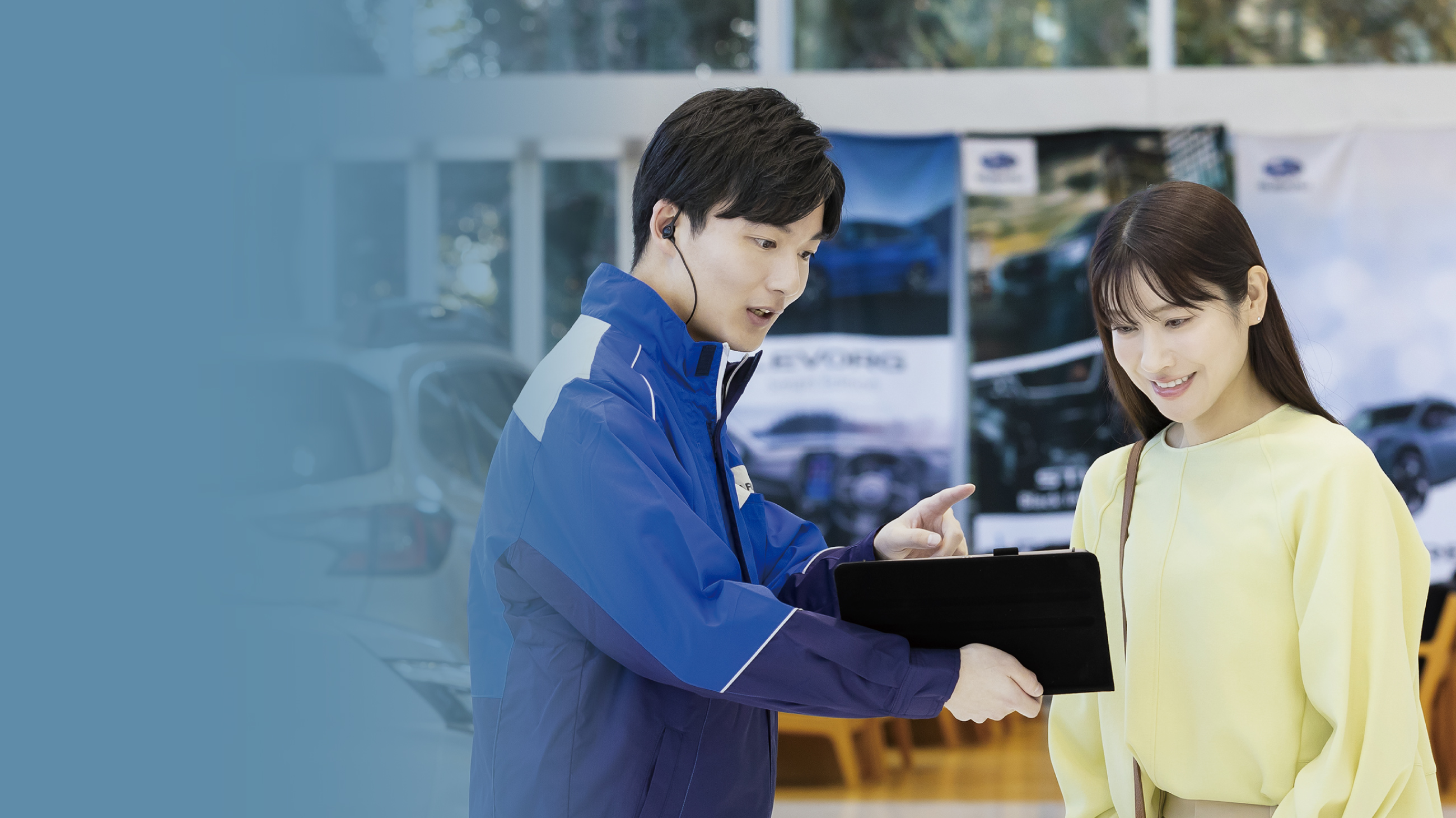 SUBARU U-Car 接客イメージ