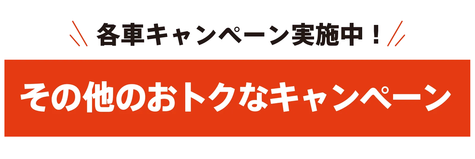 その他のおトクなキャンペーン